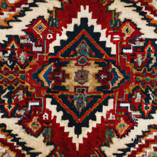 Vibrant Vintage Southwestern Design Rug